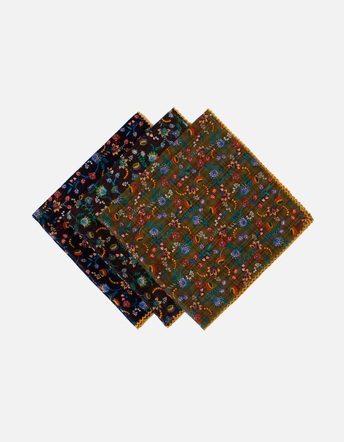 마리엔느 연인 핀코트 손수건 스카프 54 x 54 (cm)