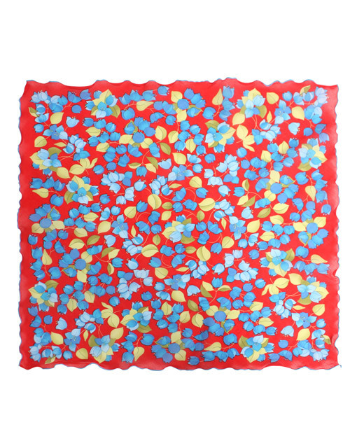 마리엔느 방울튤립 바이어스 손수건 스카프 59 x 59 (cm)