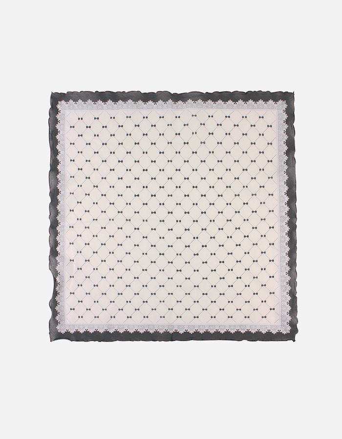 마리엔느 리본 바이어스 손수건 스카프 59 x 59 (cm)