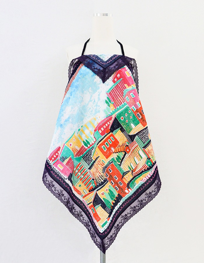 마리엔느 피렌체 에티켓 손수건 스카프 60 x 60 (cm)
